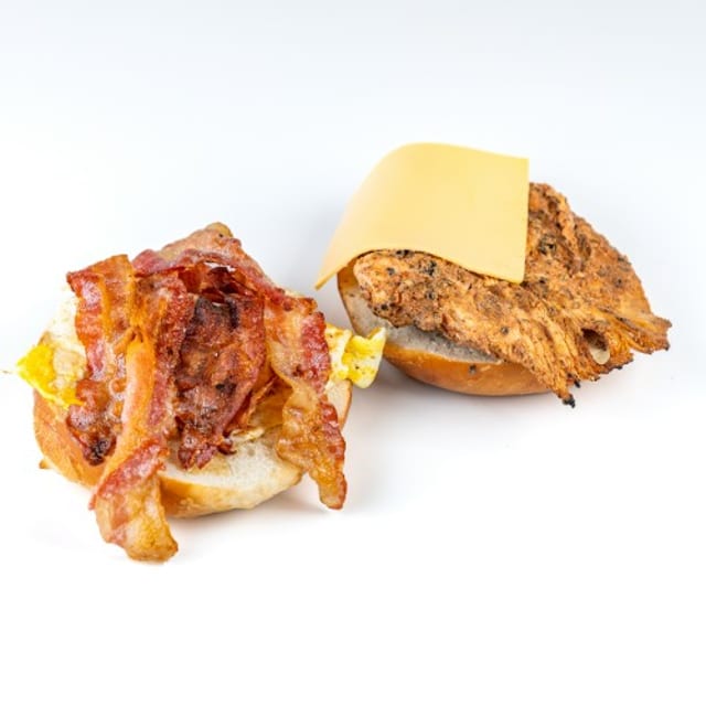 Chicken Egg and Cheese Sandwich.