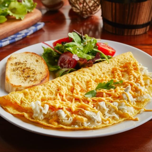Cheese Omelette Platter.